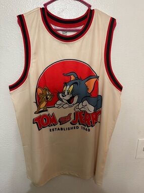 Tom & Jerry Basketball Men’s Jersey Number 40 Size XL. Established 1940